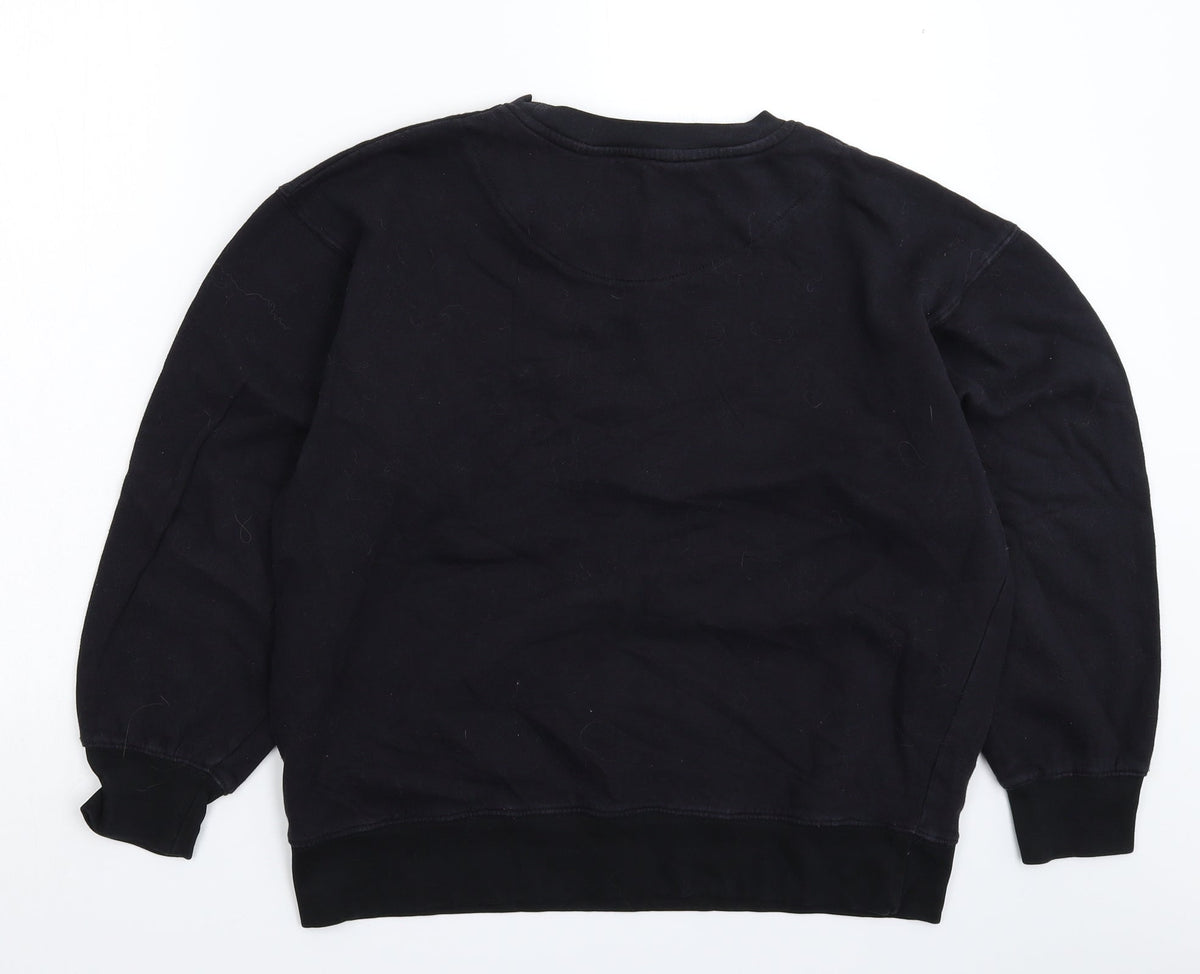 Womens Black   Pullover Sweatshirt Size 20