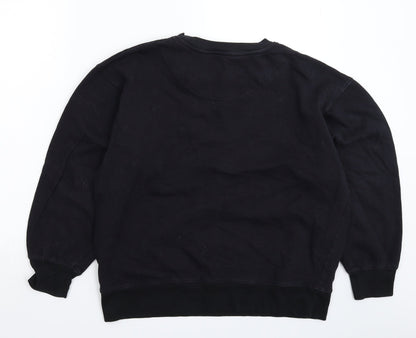 Womens Black   Pullover Sweatshirt Size 20