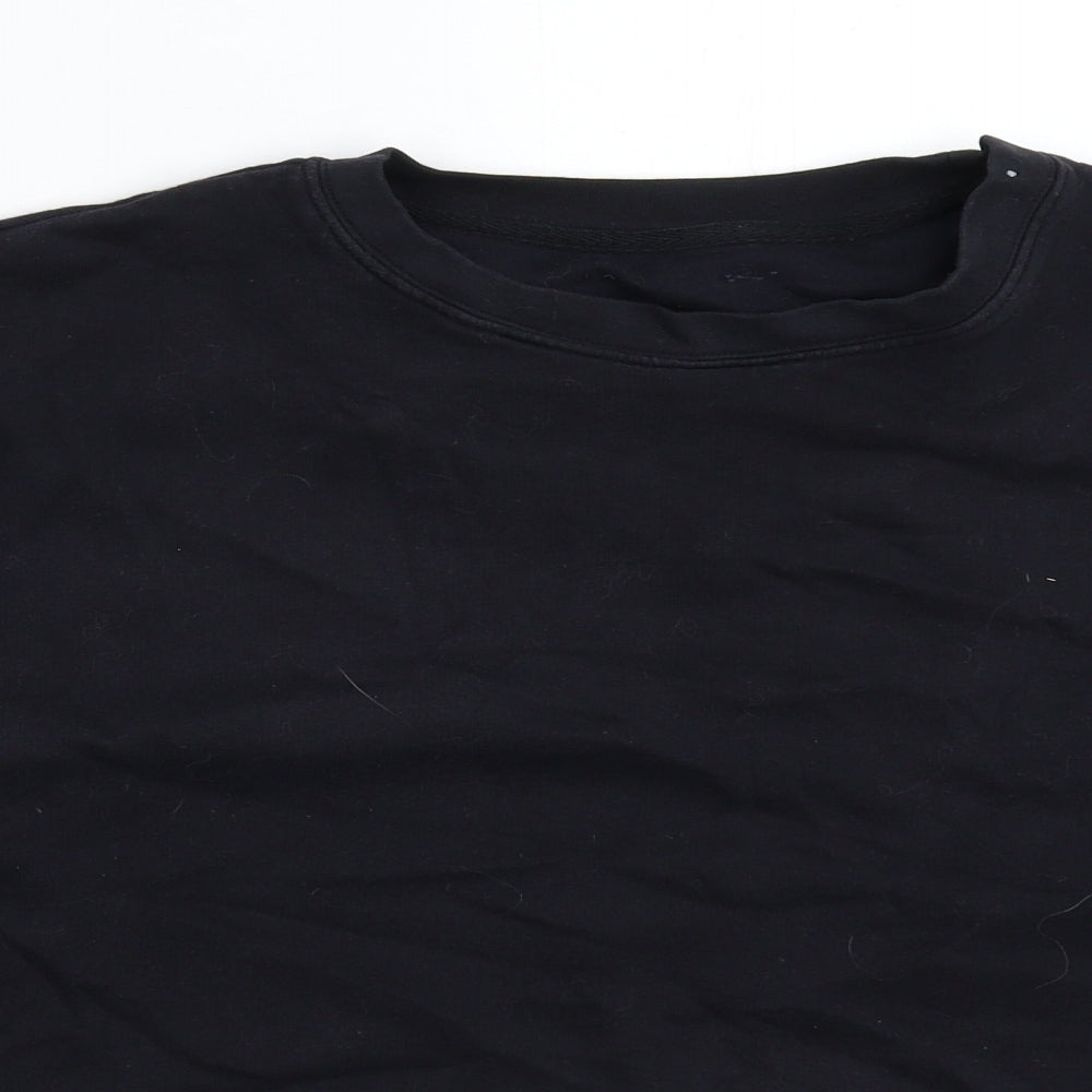 Womens Black   Pullover Sweatshirt Size 20