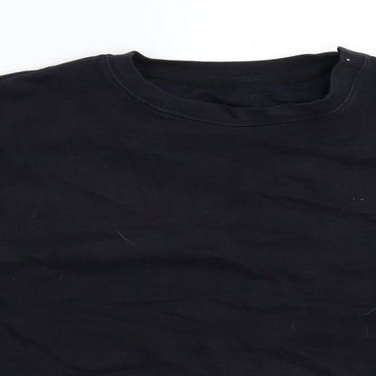 Womens Black   Pullover Sweatshirt Size 20