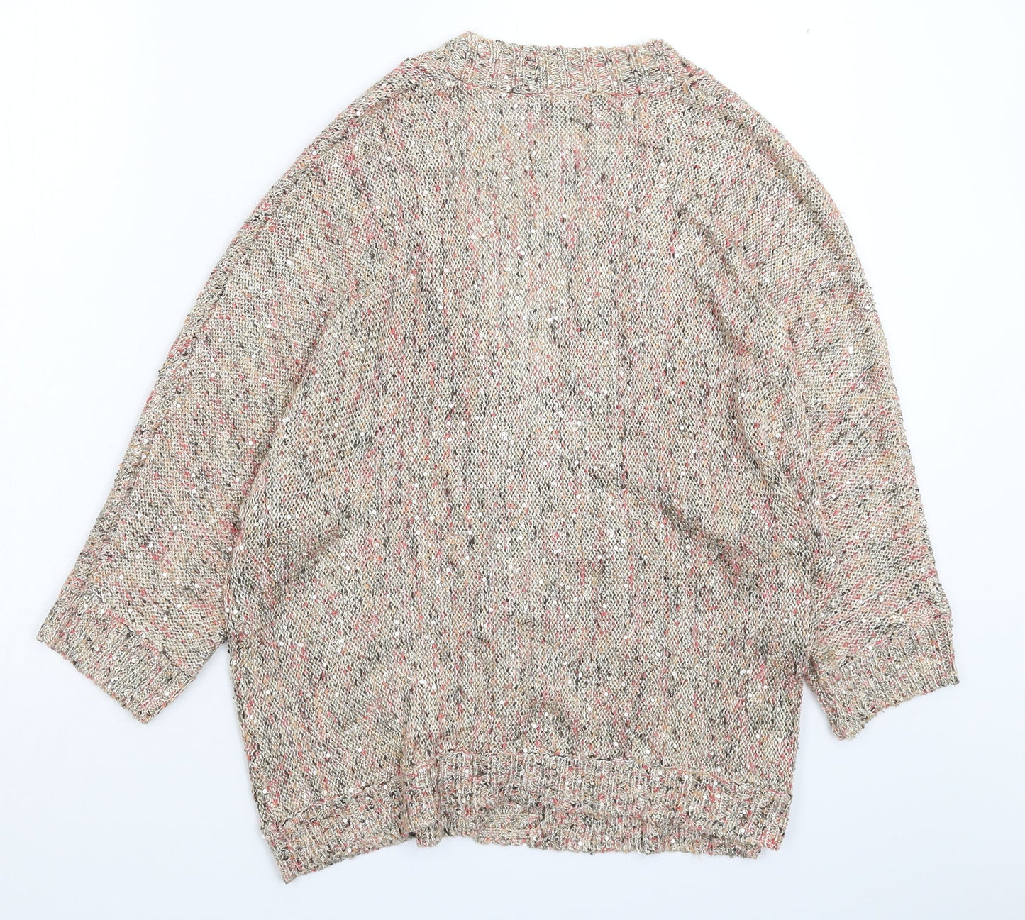 David Emanuel Womens Multicoloured  Knit Cardigan Jumper Size M