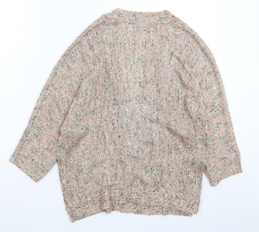 David Emanuel Womens Multicoloured  Knit Cardigan Jumper Size M