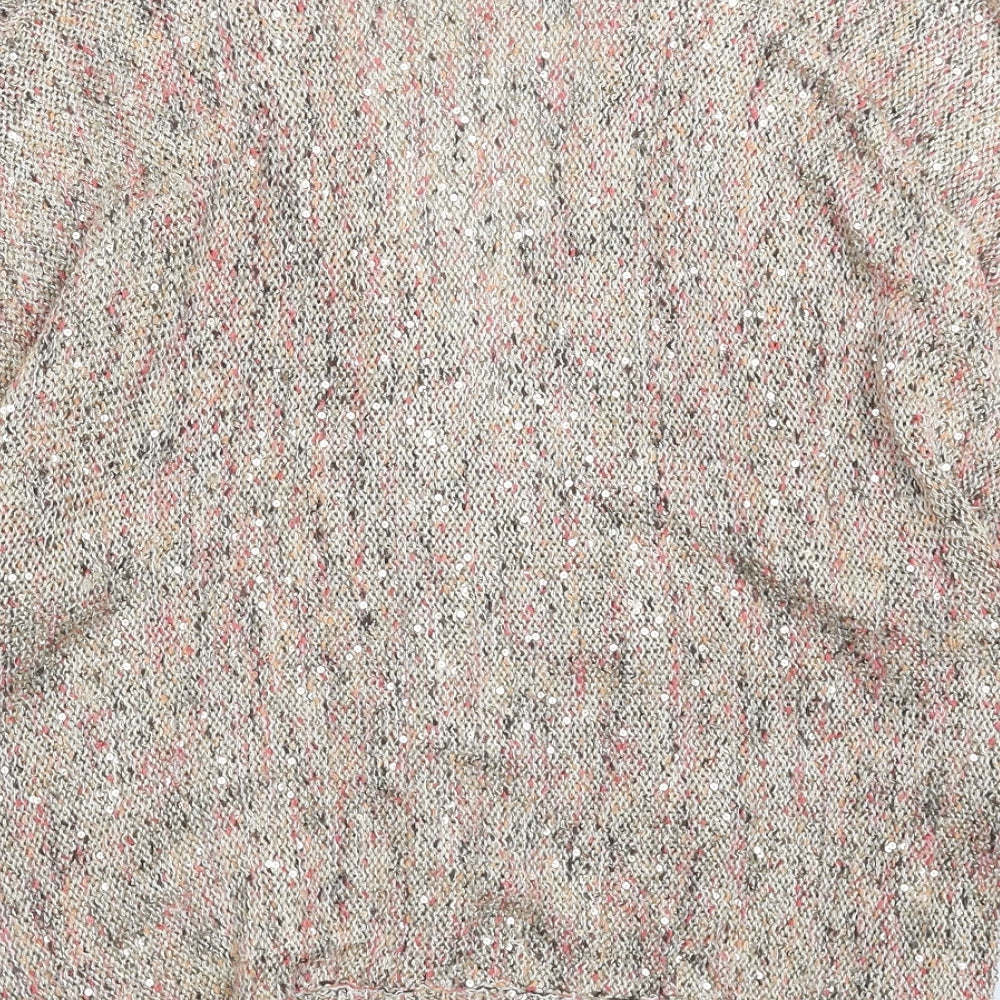David Emanuel Womens Multicoloured  Knit Cardigan Jumper Size M