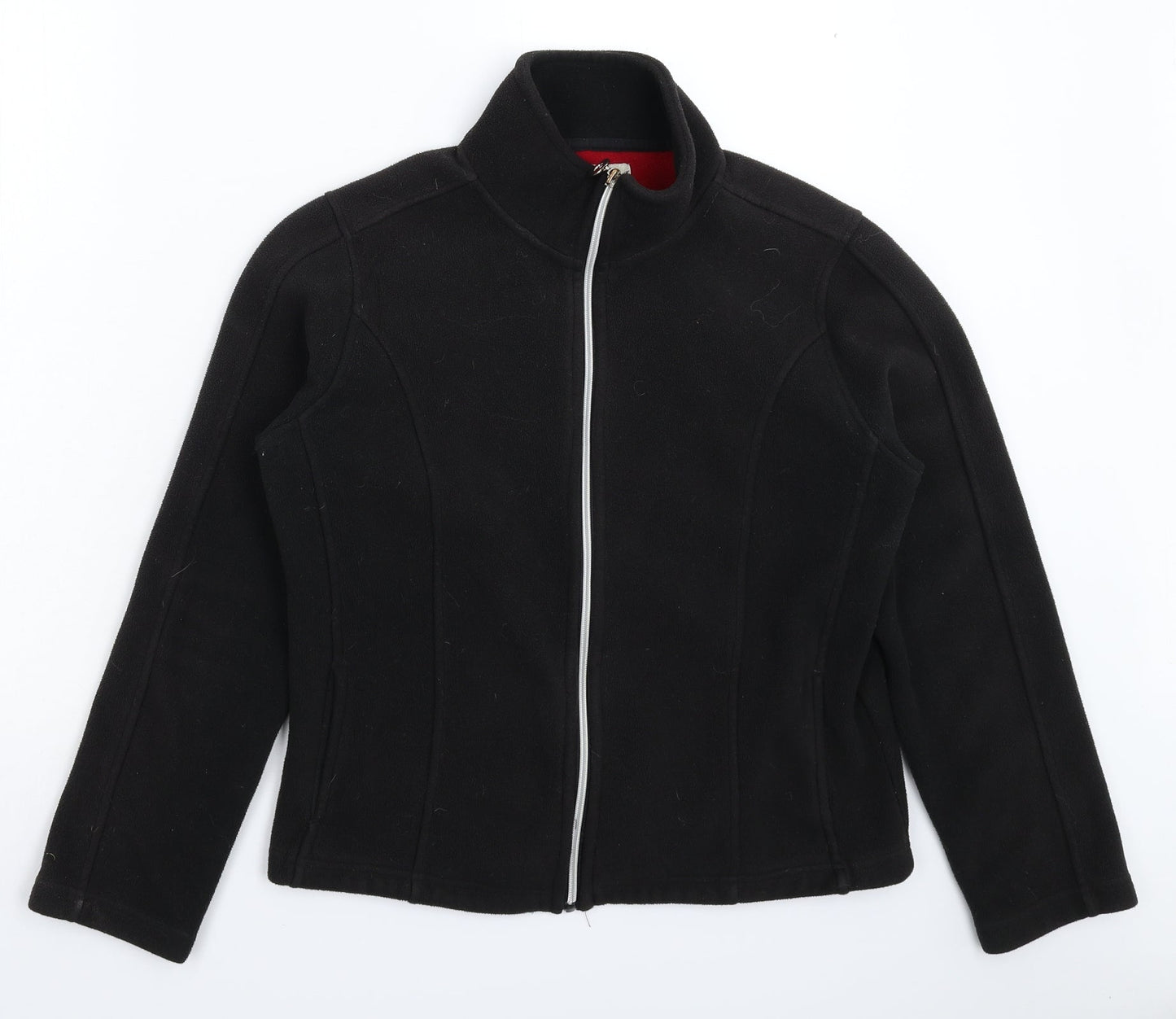 Au Lieu Womens Black  Fleece Jacket  Size M