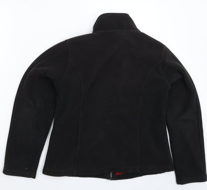 Au Lieu Womens Black  Fleece Jacket  Size M