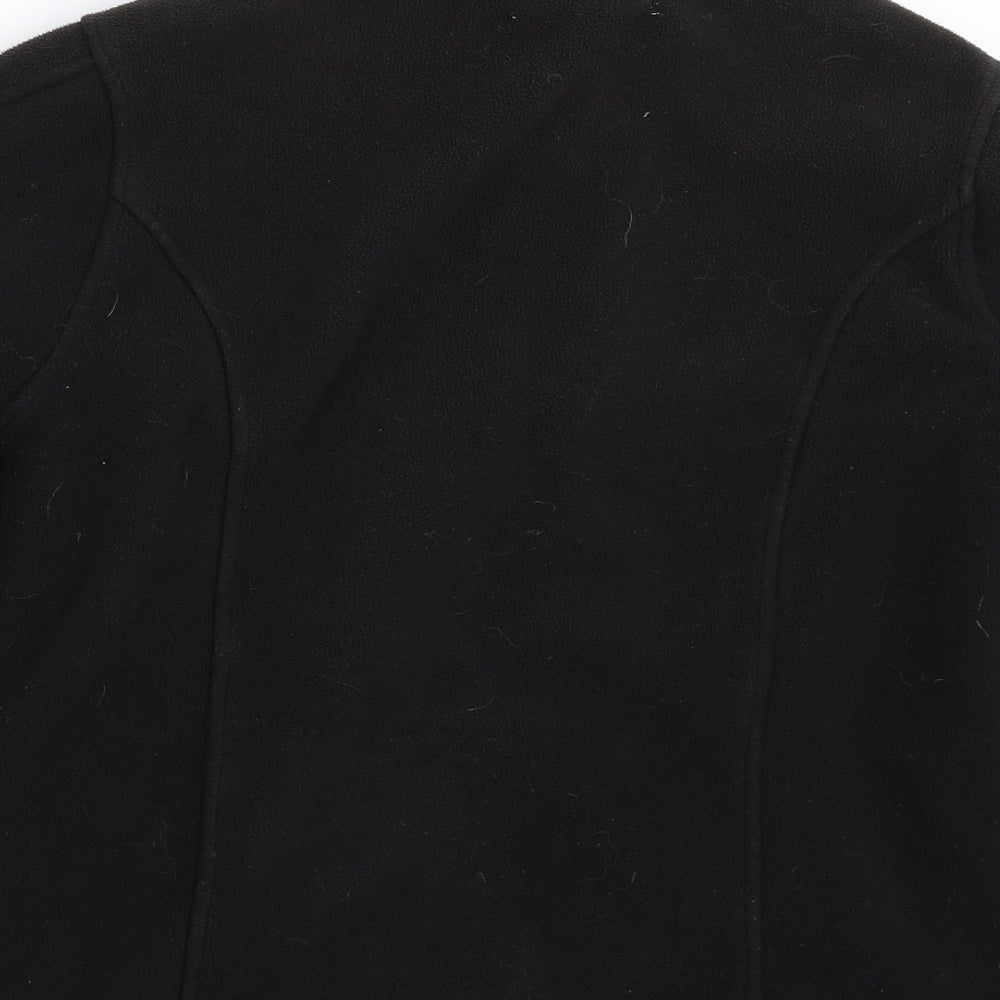 Au Lieu Womens Black  Fleece Jacket  Size M