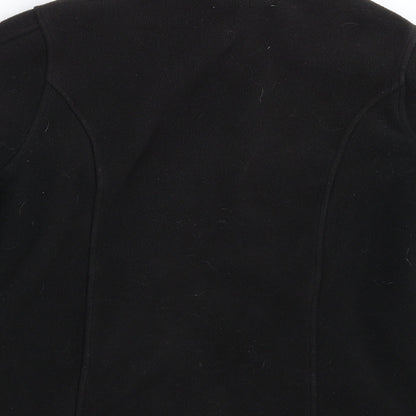 Au Lieu Womens Black  Fleece Jacket  Size M