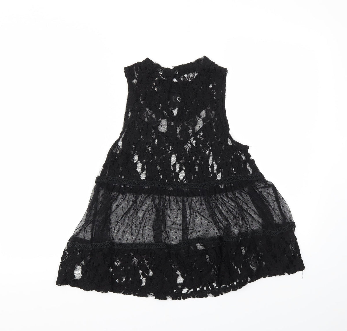 Poof Womens Black   Basic T-Shirt Size M