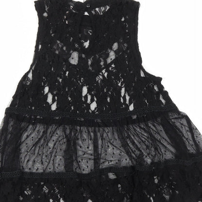Poof Womens Black   Basic T-Shirt Size M