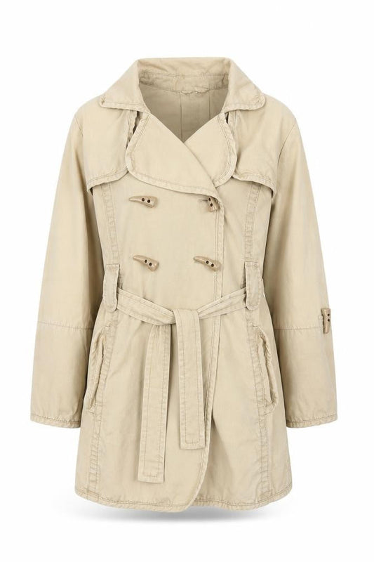 Topshop Womens Beige   Jacket Coat Size 8