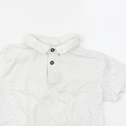 Primark Boys White   Basic T-Shirt Size 5-6 Years