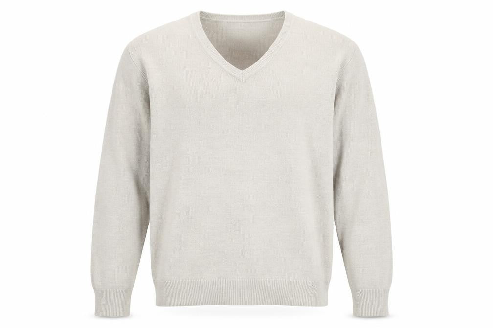 Mens UK Size L George Beige Pullover Sweatshirt