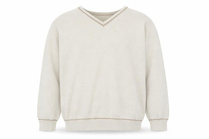 Mens UK Size L BHS Beige Pullover Sweatshirt