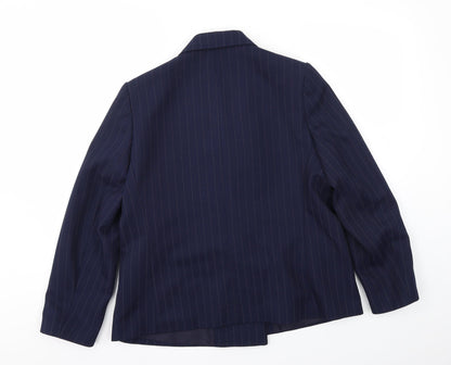 Womens UK Size M Preworn Regular Blue Blazer