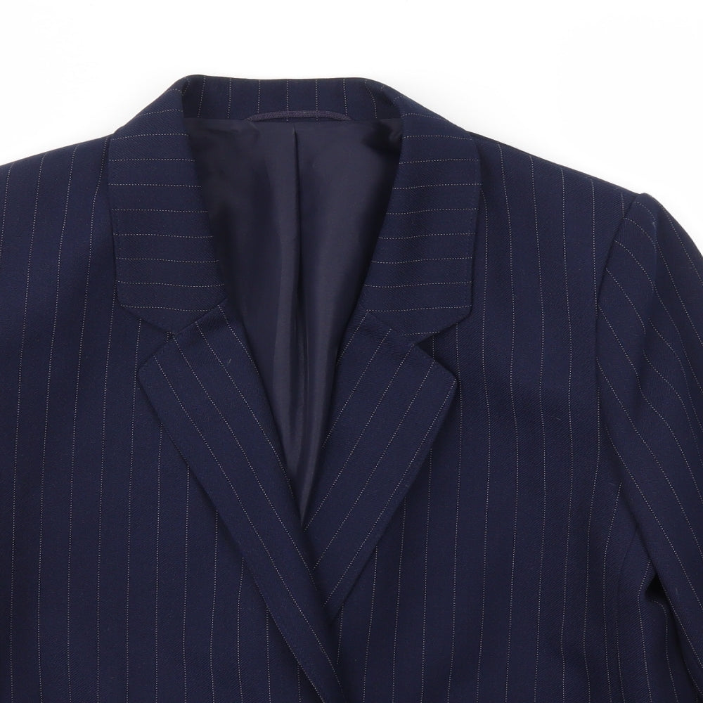 Womens UK Size M Preworn Regular Blue Blazer