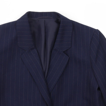 Womens UK Size M Preworn Regular Blue Blazer