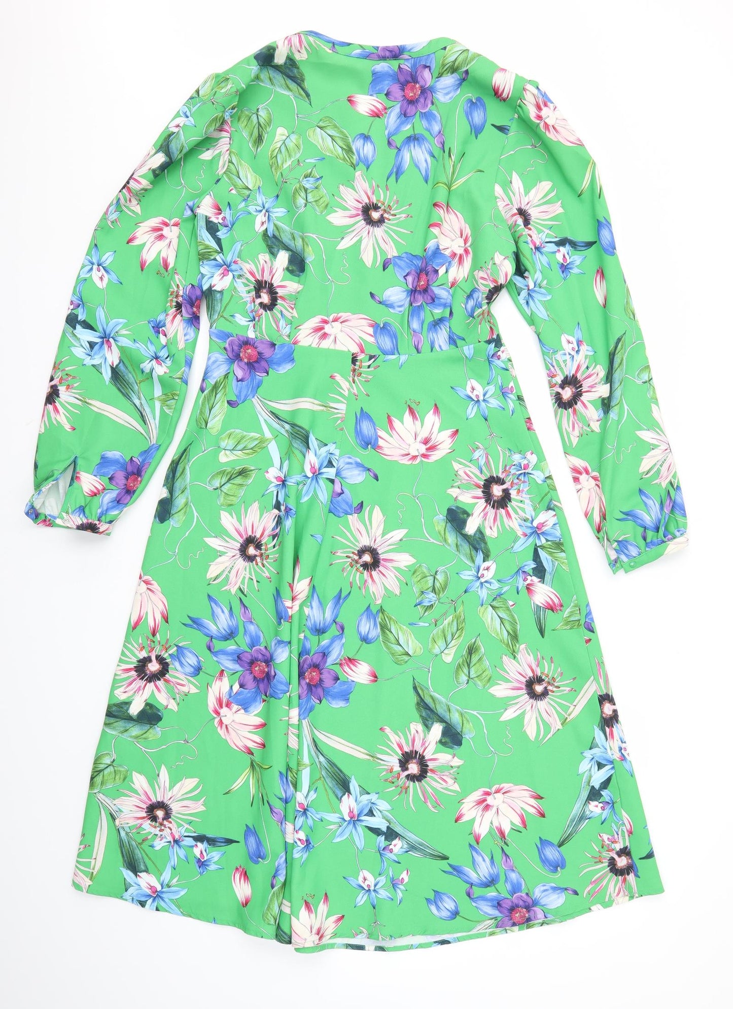 H&M Womens Multicoloured Floral  Fit & Flare  Size 8