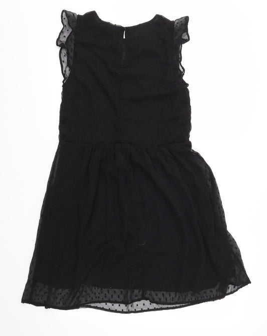 H&M Womens Black   Fit & Flare  Size 6