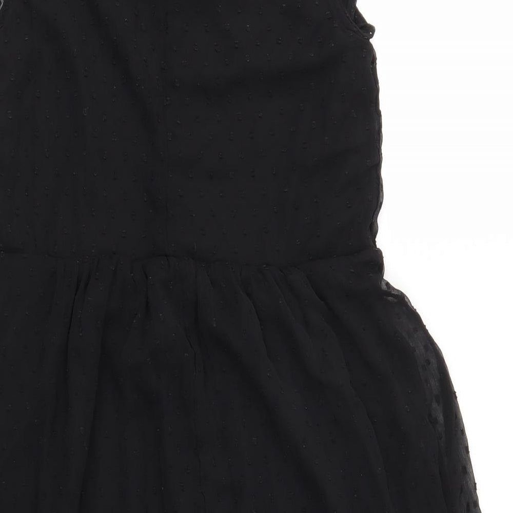 H&M Womens Black   Fit & Flare  Size 6