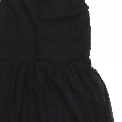 H&M Womens Black   Fit & Flare  Size 6