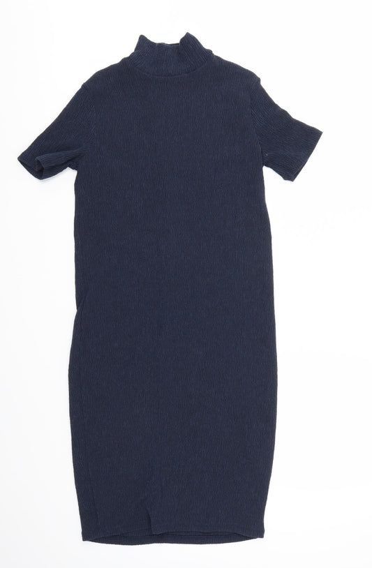 M&S Womens Blue   Fit & Flare  Size 10