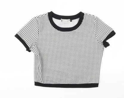 HEARTS &BOWS Womens Grey   Basic T-Shirt Size 10