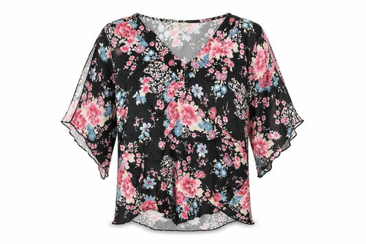 Womens UK Size 10 The Collection Multicoloured Basic T-Shirt