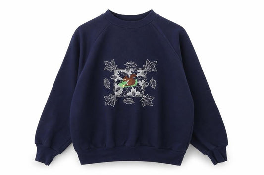 Womens UK Size L POPPY Blue Pullover Jumper