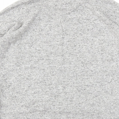 F&F Girls Grey Animal Print  Pullover Sweatshirt Size 11-12 Years