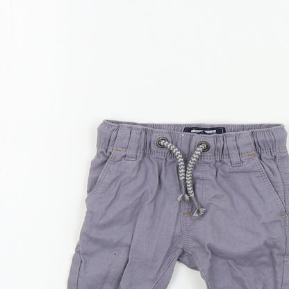 NEXT Boys Grey Colourblock  Jogger Trousers Size 3-6 Months