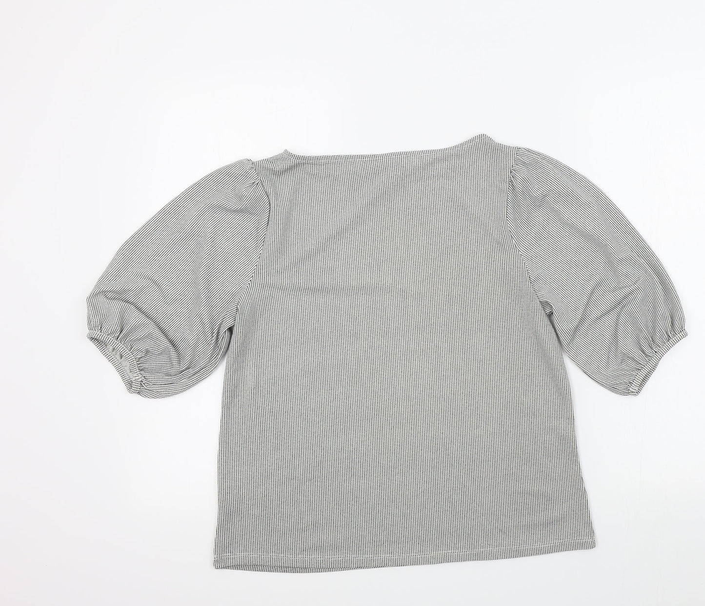 Womens UK Size S H&M Black Basic T-Shirt