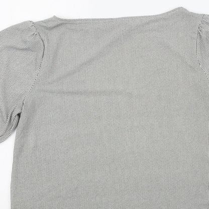 Womens UK Size S H&M Black Basic T-Shirt