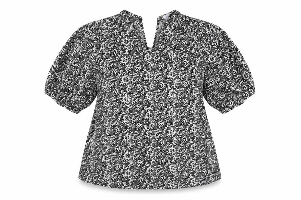 Womens UK Size 8 Primark Black Basic Blouse