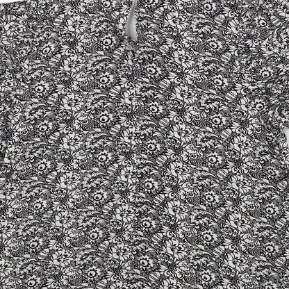 Primark Womens Black Geometric  Basic Blouse Size 8