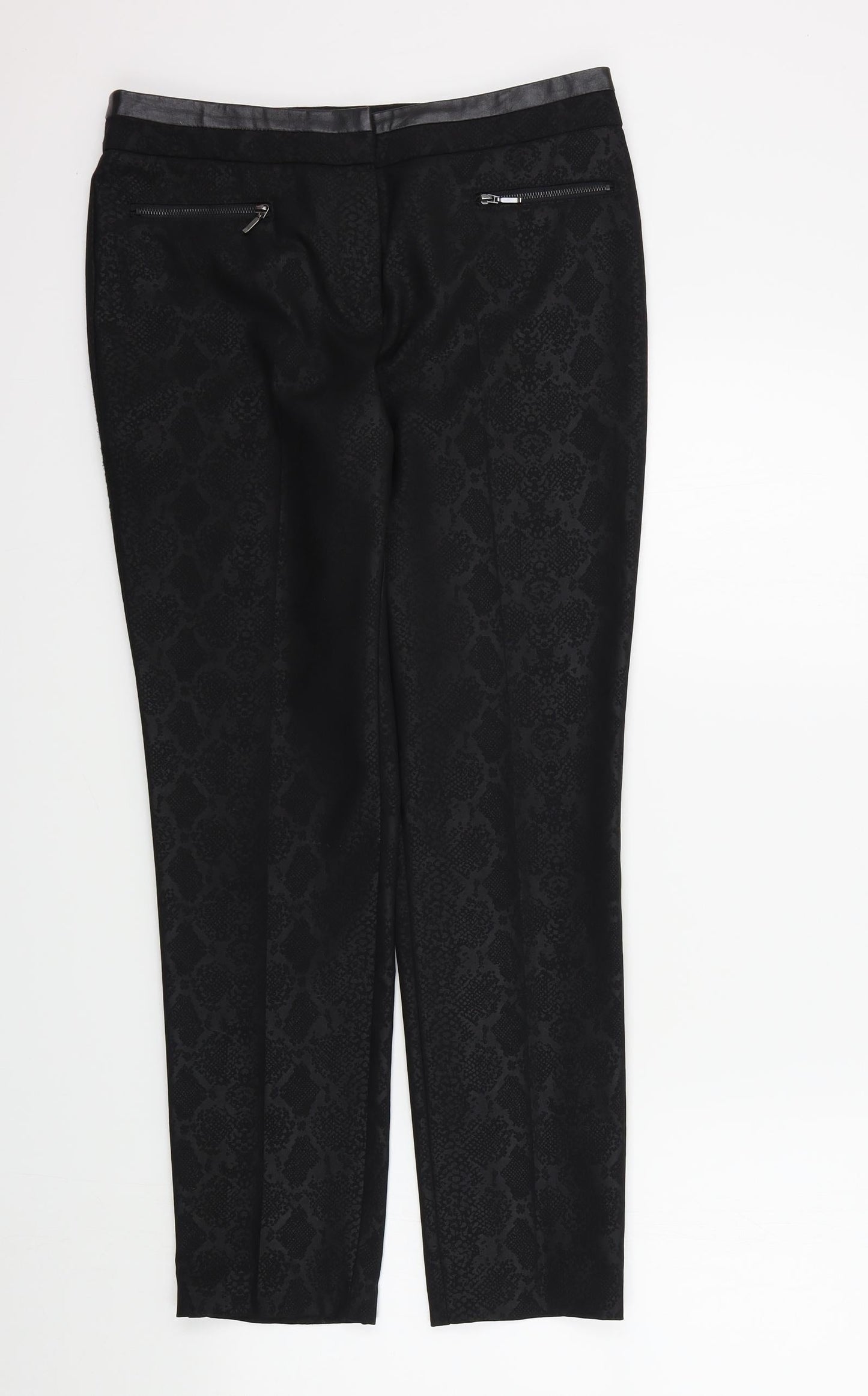 Primark Womens Black   Trousers  Size 10 L27 in
