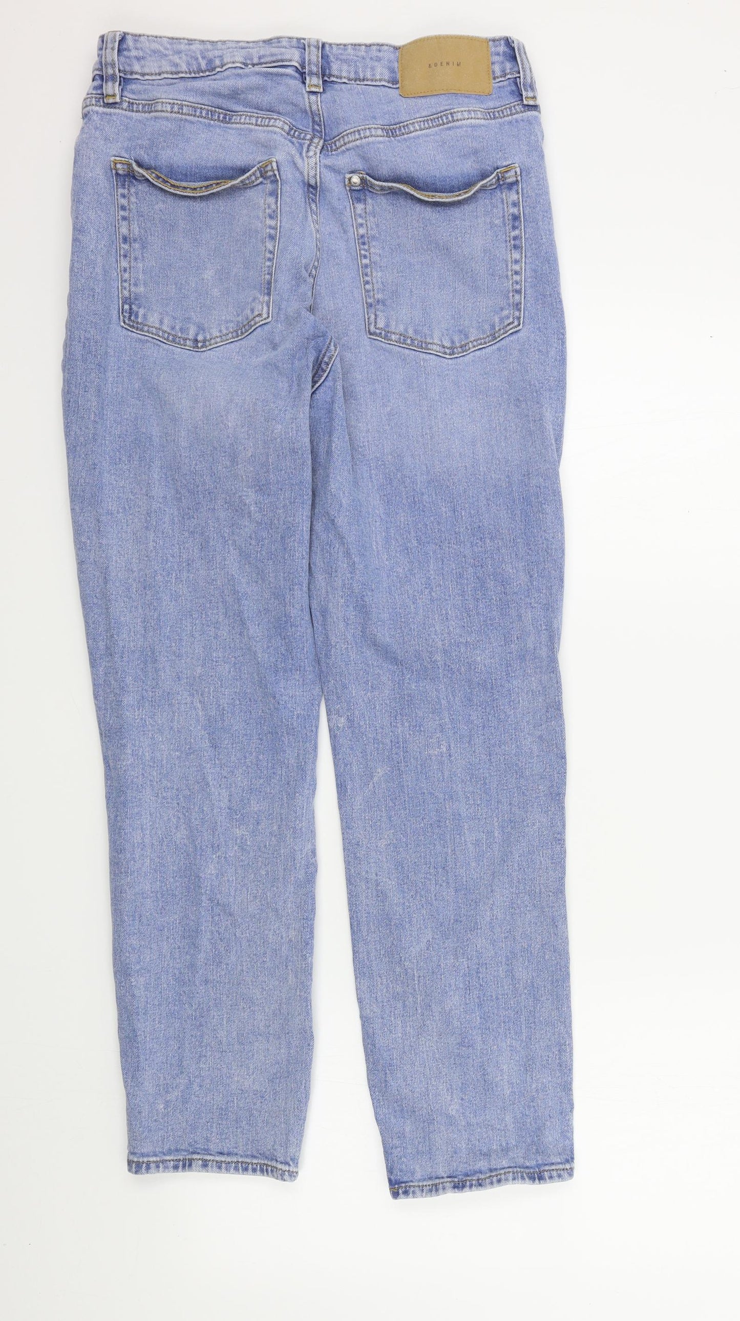 Womens UK Size 28 H&M Regular Fit Straight Blue Jeans