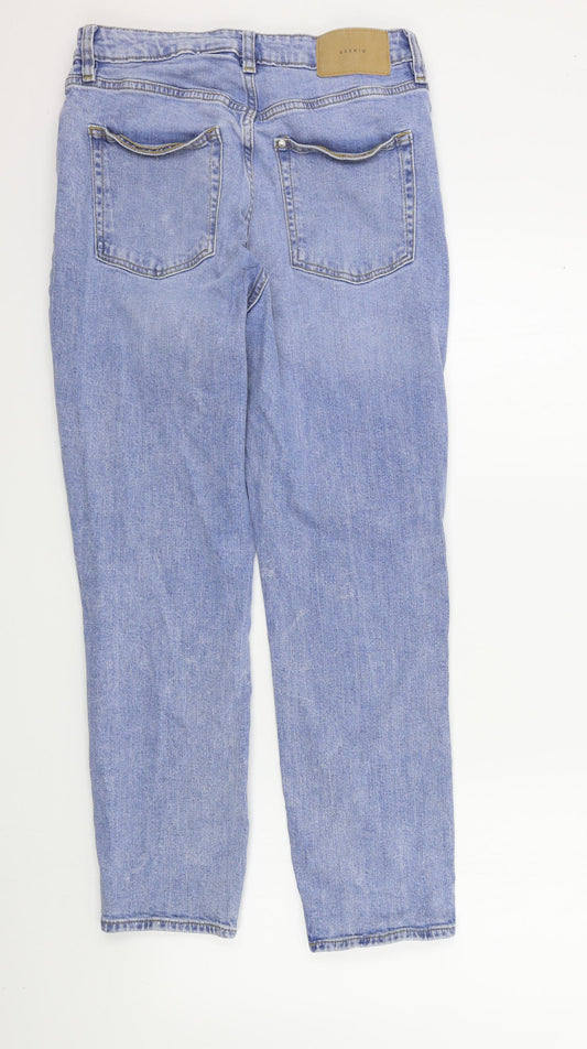Womens UK Size 28 H&M Regular Fit Straight Blue Jeans