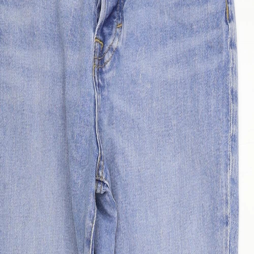 Womens UK Size 28 H&M Regular Fit Straight Blue Jeans