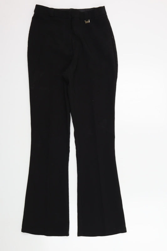 F&F Womens Black   Trousers  Size 6 L28 in