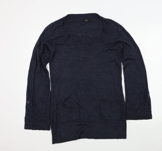 F&F Womens Blue   Pullover Jumper Size 8
