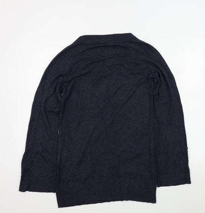 Womens UK Size 8 F&F Blue Pullover Jumper