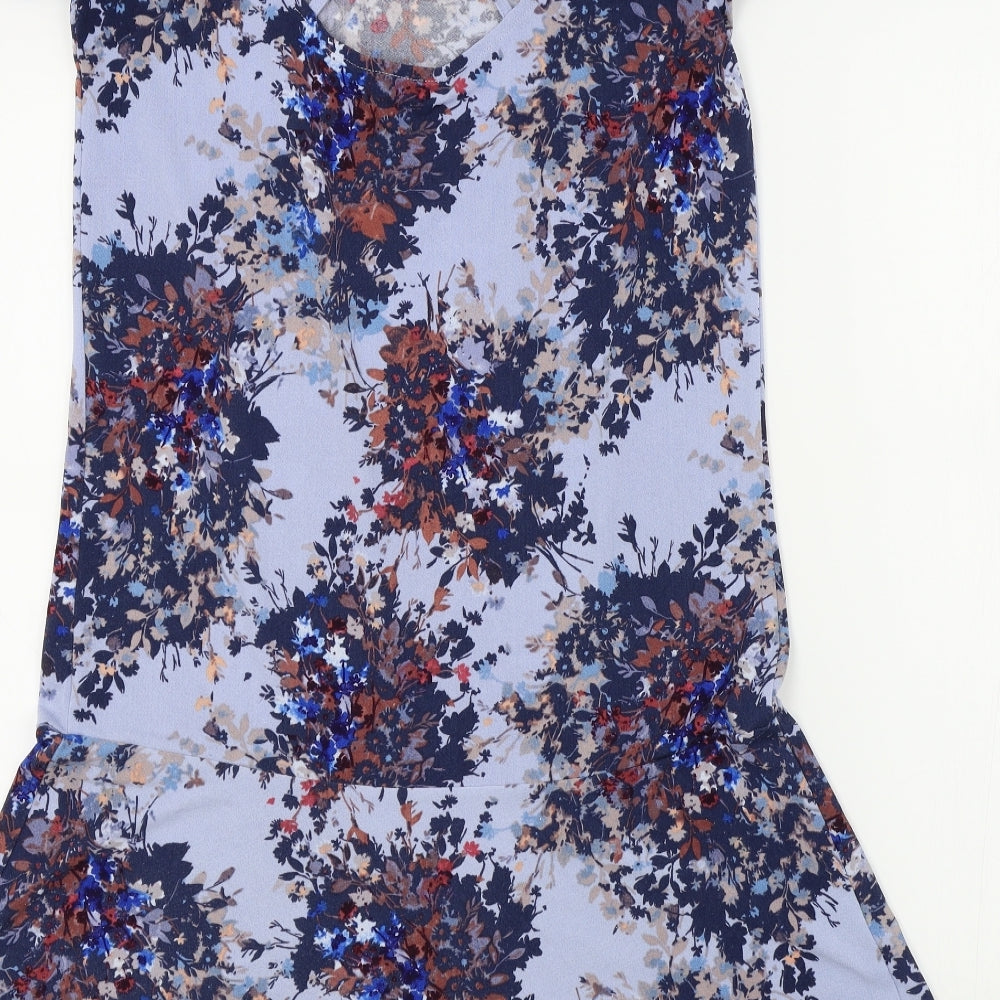 NEXT Womens Blue Floral  A-Line  Size 6