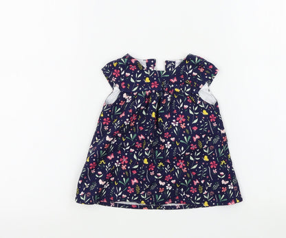 Primark Girls Blue Fair Isle  Fit & Flare  Size 0-3 Months