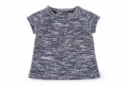 Primark Girls Blue Colourblock  Basic T-Shirt Size 0-3 Months