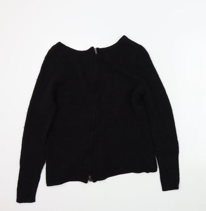 carla f. Womens Black   Pullover Jumper Size S