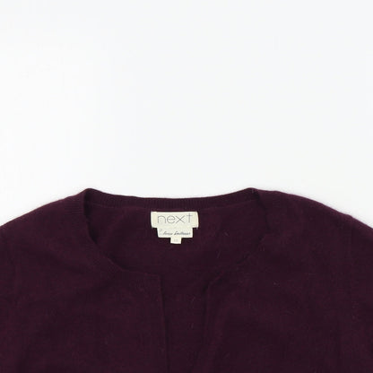 Womens UK Size 10 NEXT Purple Cardigan Jumper