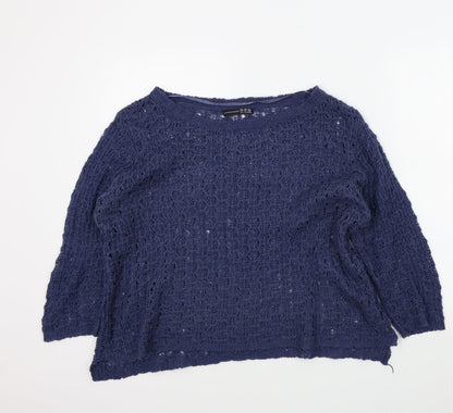 Primark Womens Blue   Pullover Jumper Size 16