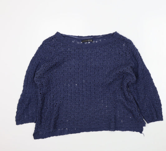Primark Womens Blue   Pullover Jumper Size 16