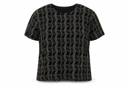 Eye Casuals Womens Black   Basic T-Shirt Size 2XL