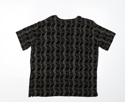 Eye Casuals Womens Black   Basic T-Shirt Size 2XL